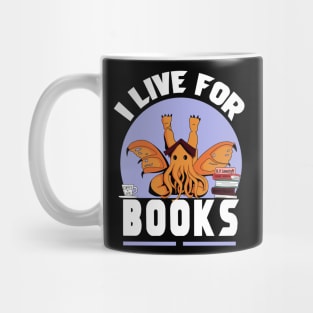 I live for books Mug